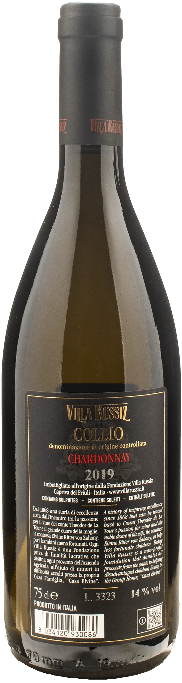 Villa Russiz Chardonnay Grafin De La Tour 2019