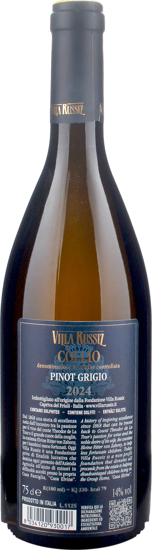 Villa Russiz Collio Pinot Grigio 2024