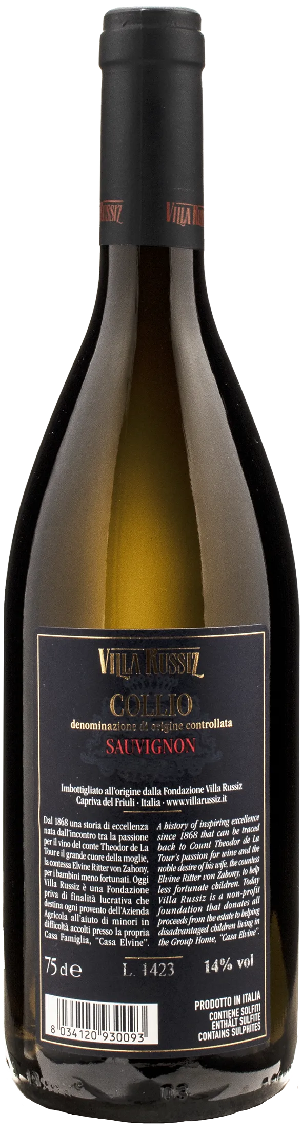 Villa Russiz Sauvignon de la Tour 2022
