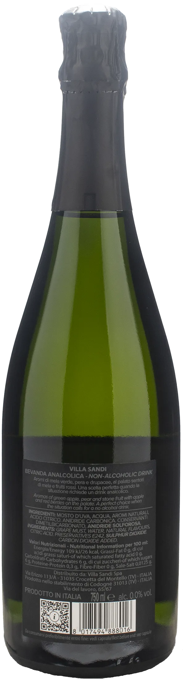 Villa Sandi Spumante BB Limited Edition Zero Alcol