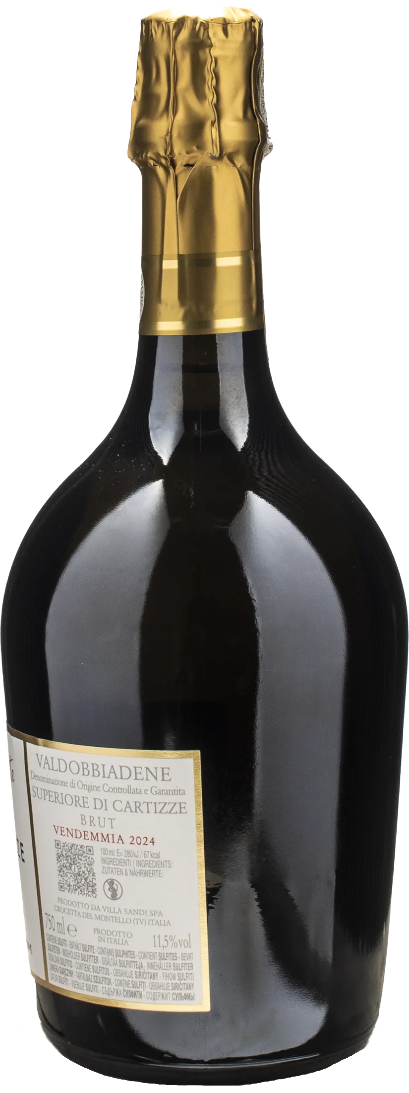 Villa Sandi Valdobbiadene Superiore di Cartizze Vigneto la Rivetta Brut 2024