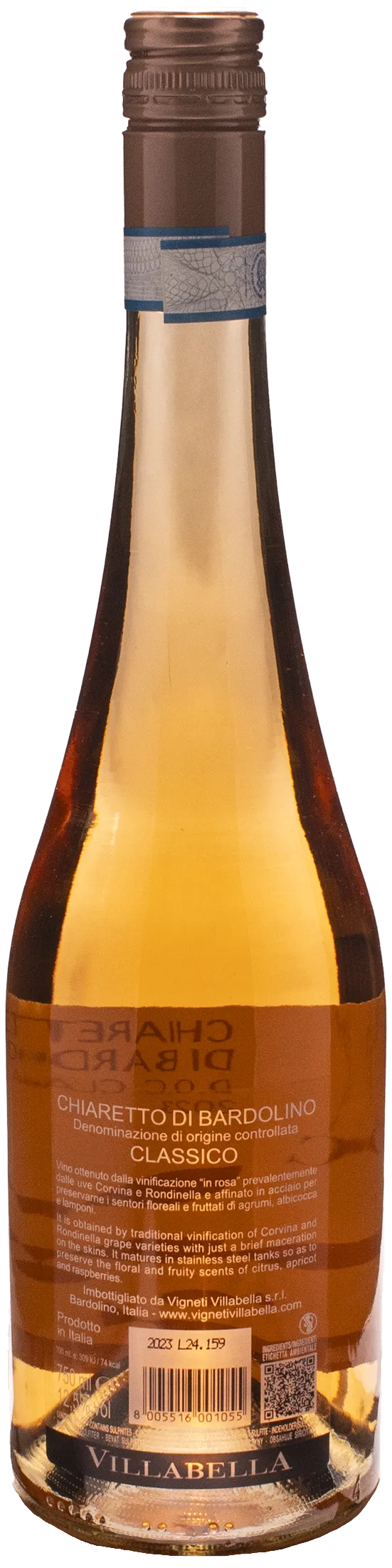Villabella Chiaretto di Bardolino Classico Rosè Tappo Stelvin 2023