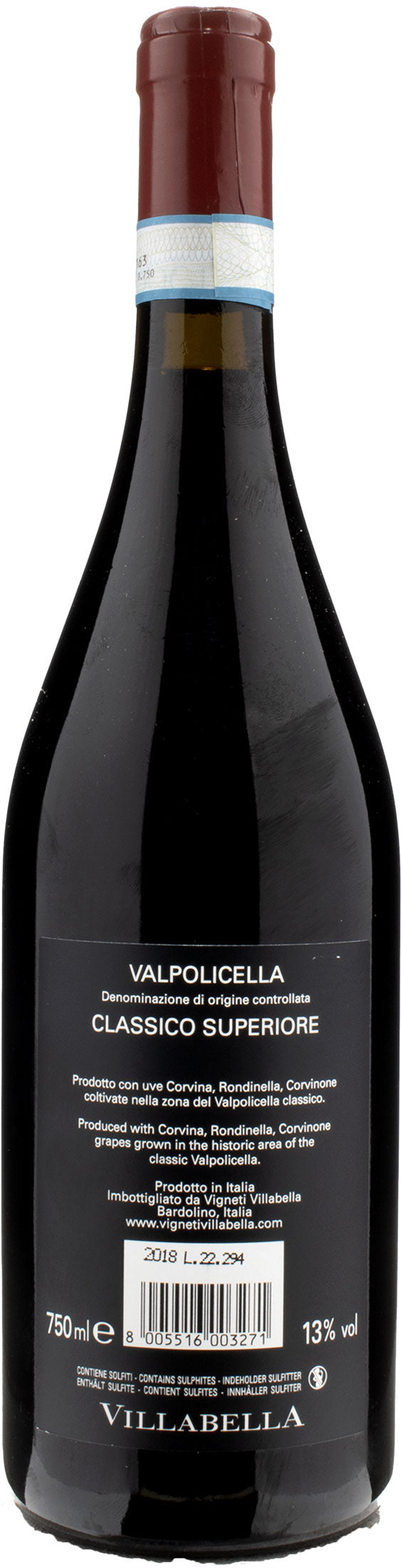Villabella Valpolicella Classico Superiore Ca' del Nin 2018