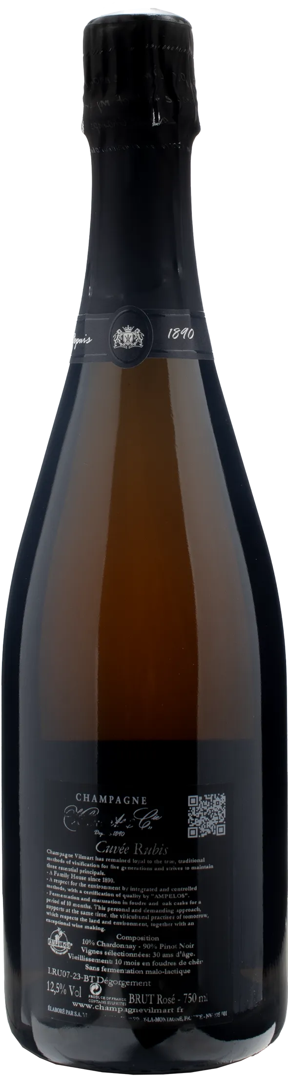 Vilmart & Cie Champagne 1er Cru Cuvee Rubis Brut Rosè