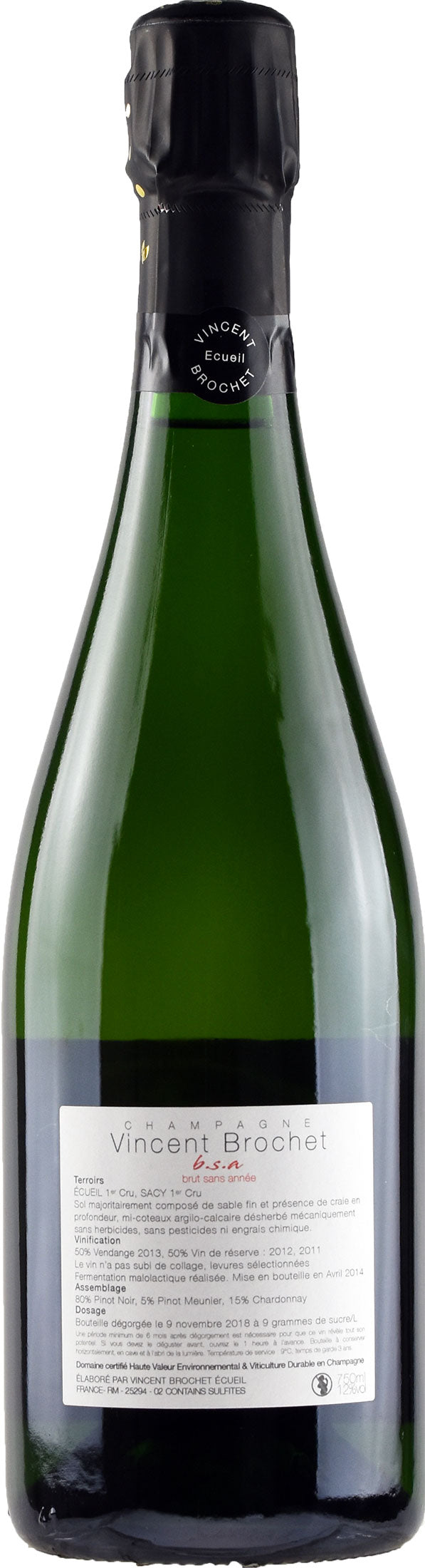 Vincent Brochet Champagne Brut B.S.A.
