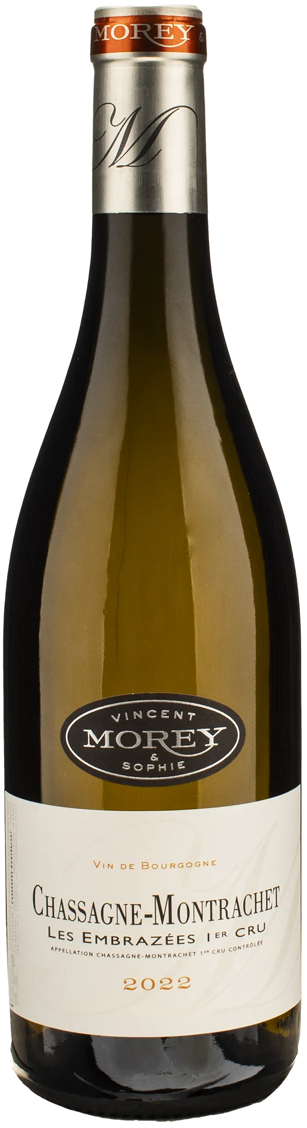 Vincent & Sophie Morey Chassagne Montrachet 1er Cru Les Embrazees 2022