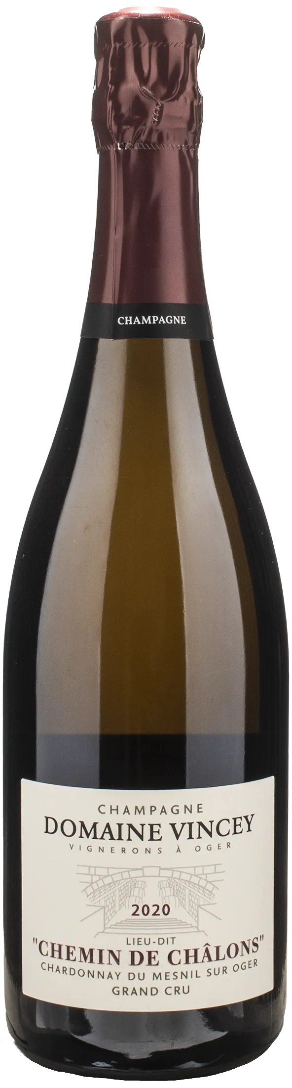 Vincey Champagne Grand Cru Chemin de Chalons 2020