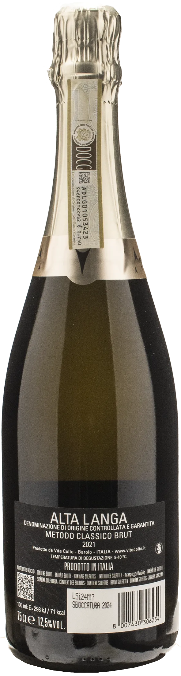 Vite Colte Alta Langa Oltrequota Cinquecento Brut 2021