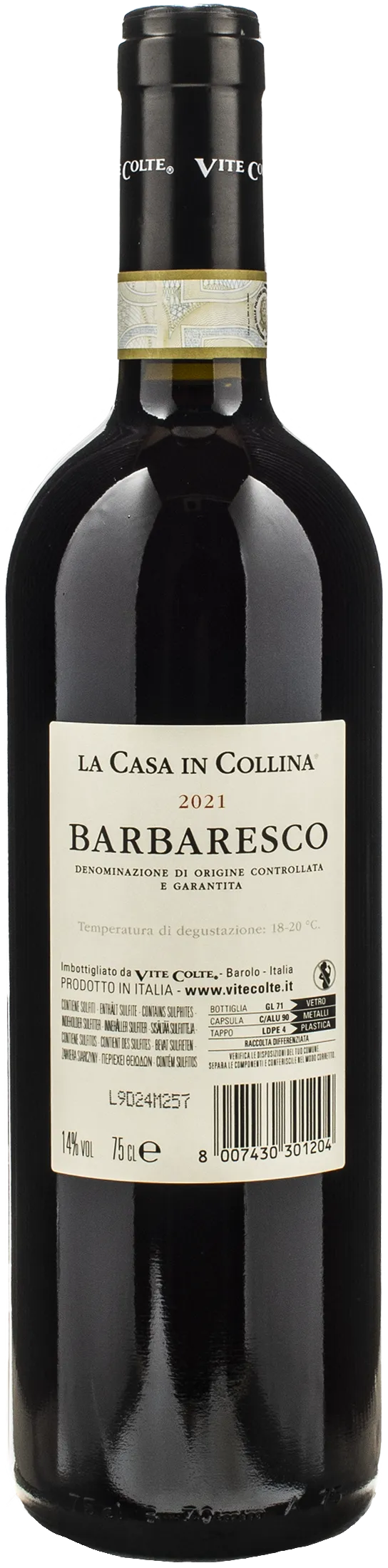 Vite Colte Barbaresco La Casa in Collina 2021