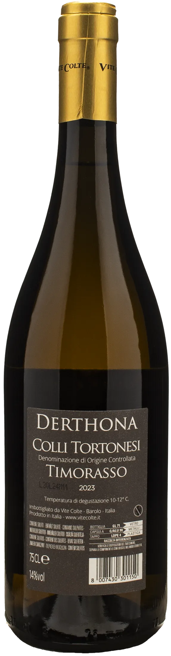 Vite Colte Derthona Timorasso 2023