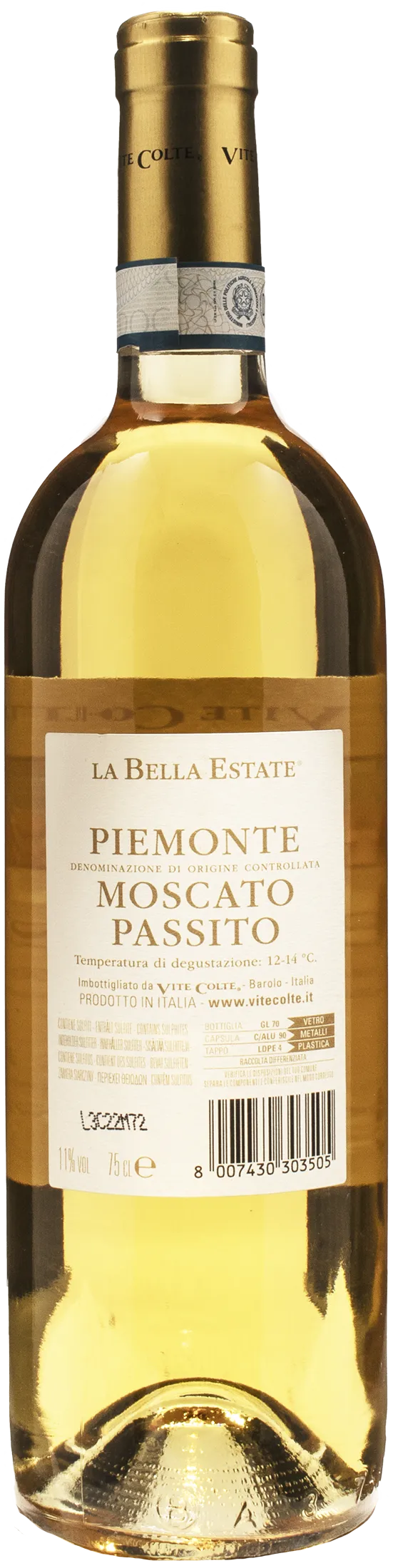Vite Colte Moscato Passito La Bella Estate 2020