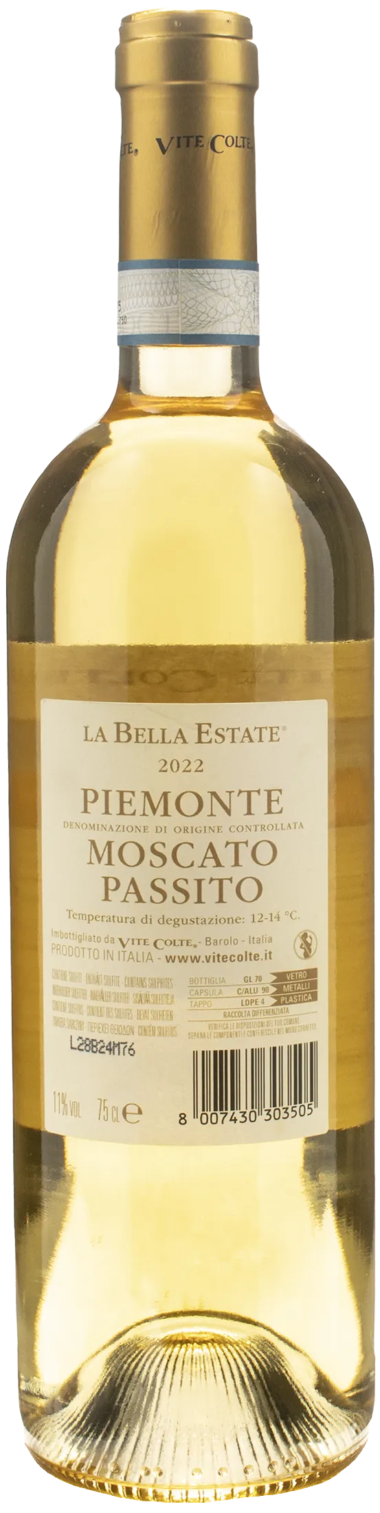 Vite Colte Moscato Passito La Bella Estate 2022