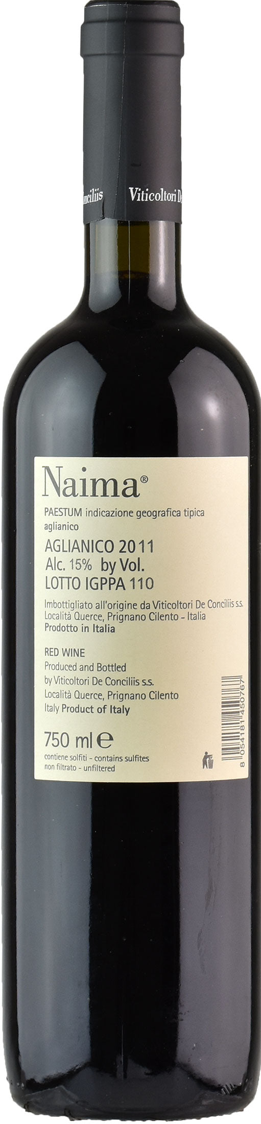 Viticoltori de Conciliis Naima 2011