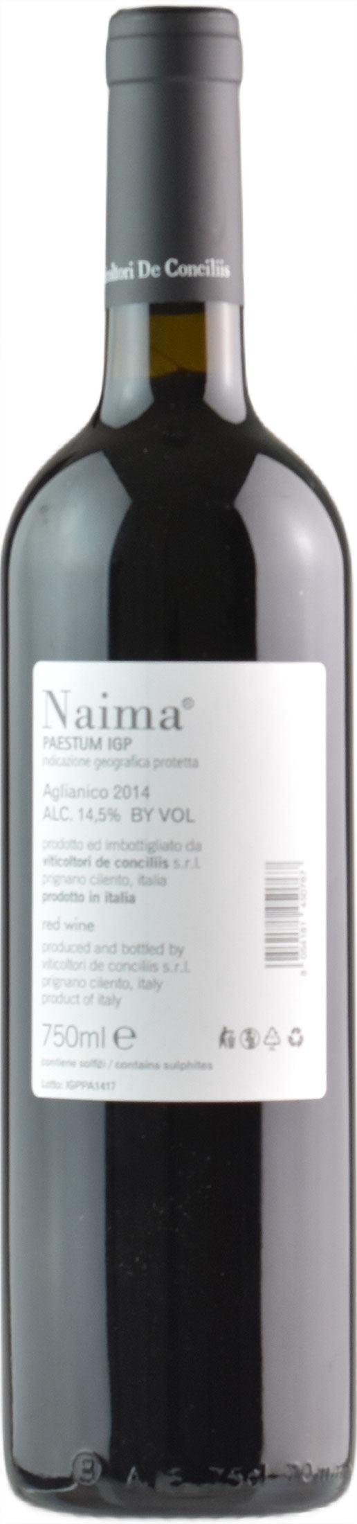 Viticoltori de Conciliis Naima 2014