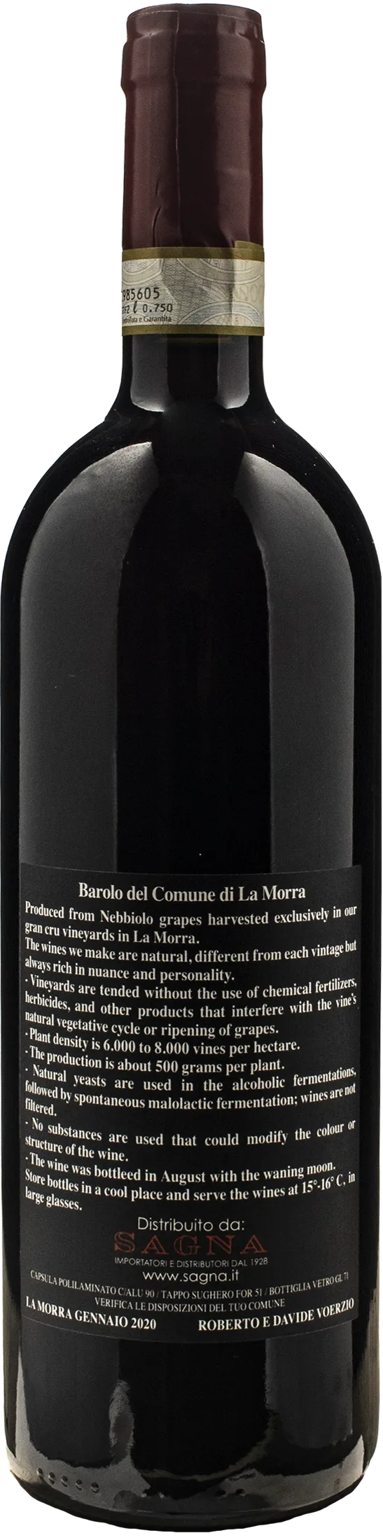Voerzio Barolo del Comune di La Morra 2022