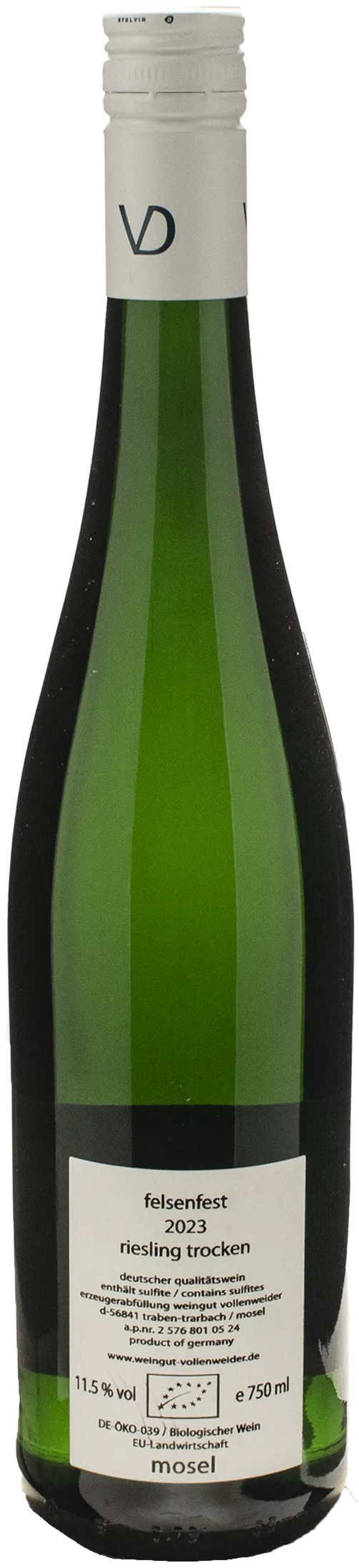 Vollenweider Mosel Riesling Felsenfest 2023