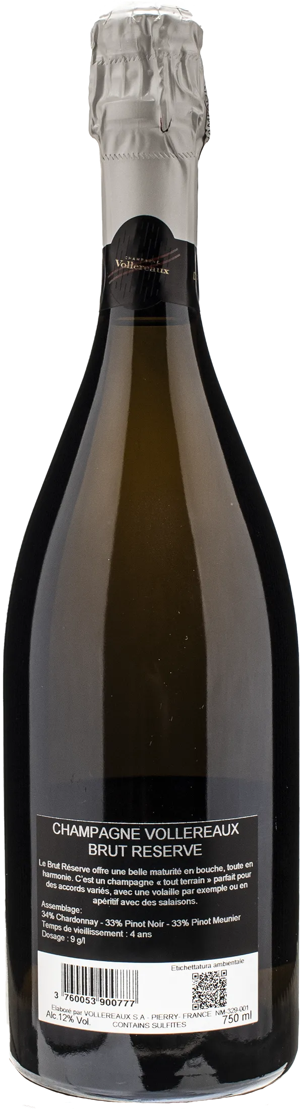 Vollereaux Champagne Brut Reserve