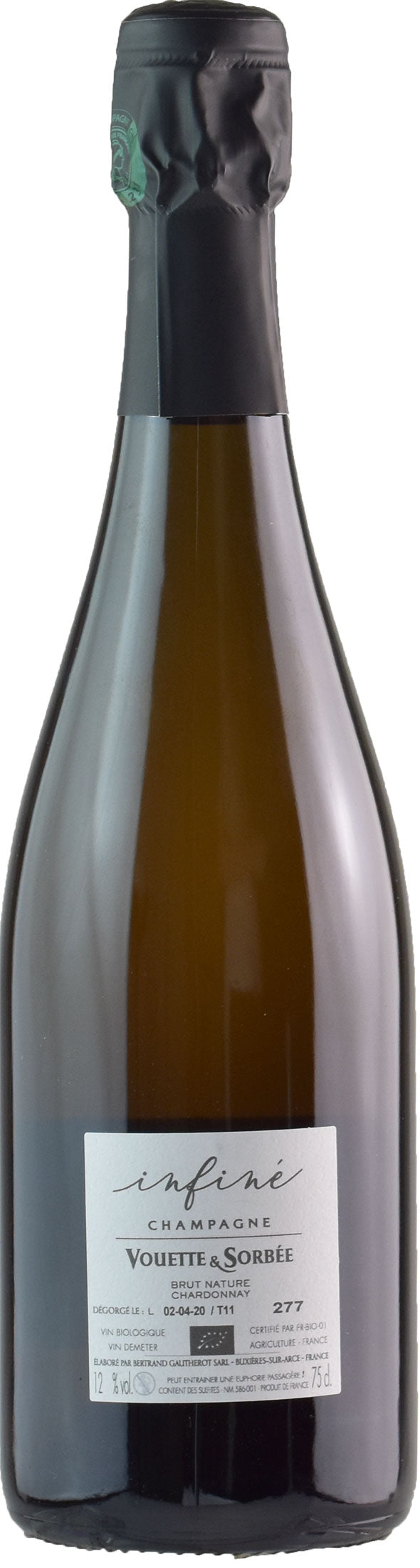 Vouette et Sorbée Champagne Coffret Infine