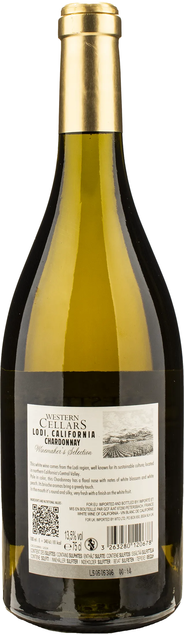 Western Cellars Lodi California Chardonnay 2024