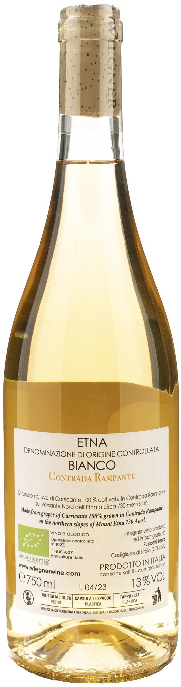 Wiegner Etna Bianco Rampante 2022