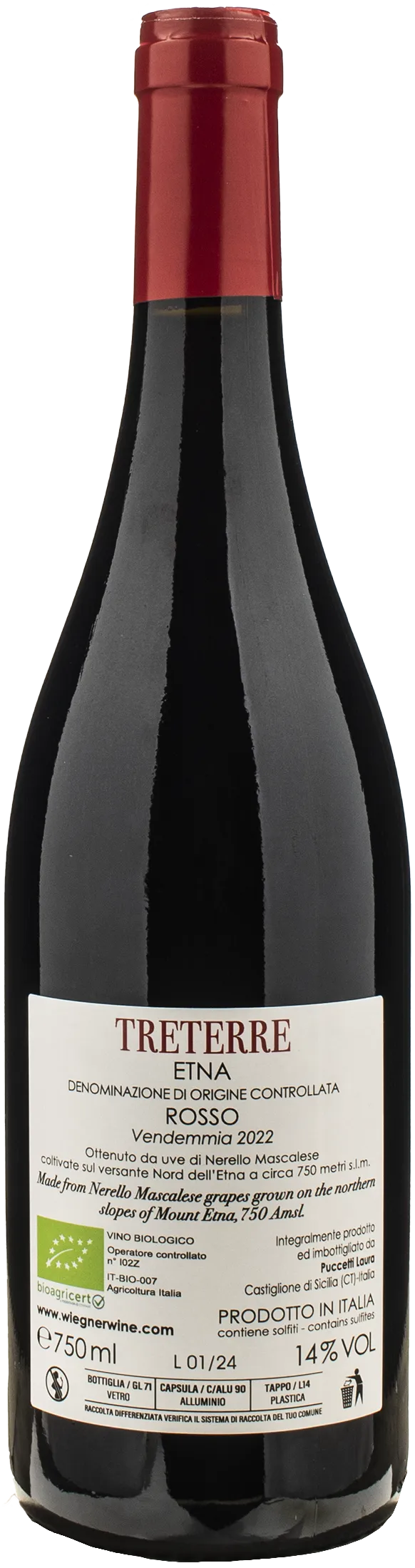 Wiegner Etna Rosso Treterre 2022