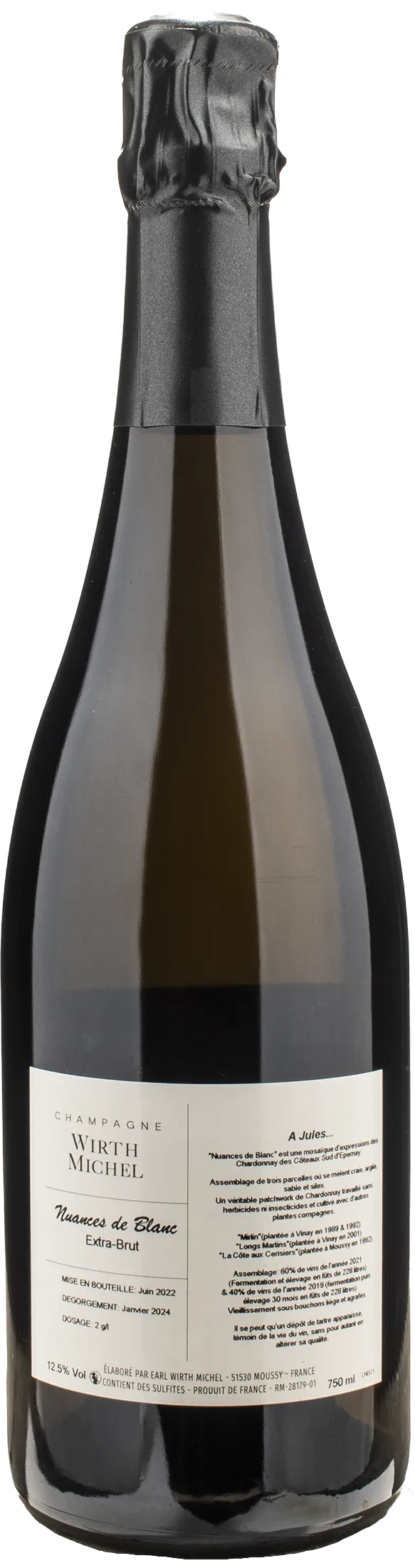 Wirth Michel Champagne Nuances de Blanc Extra Brut
