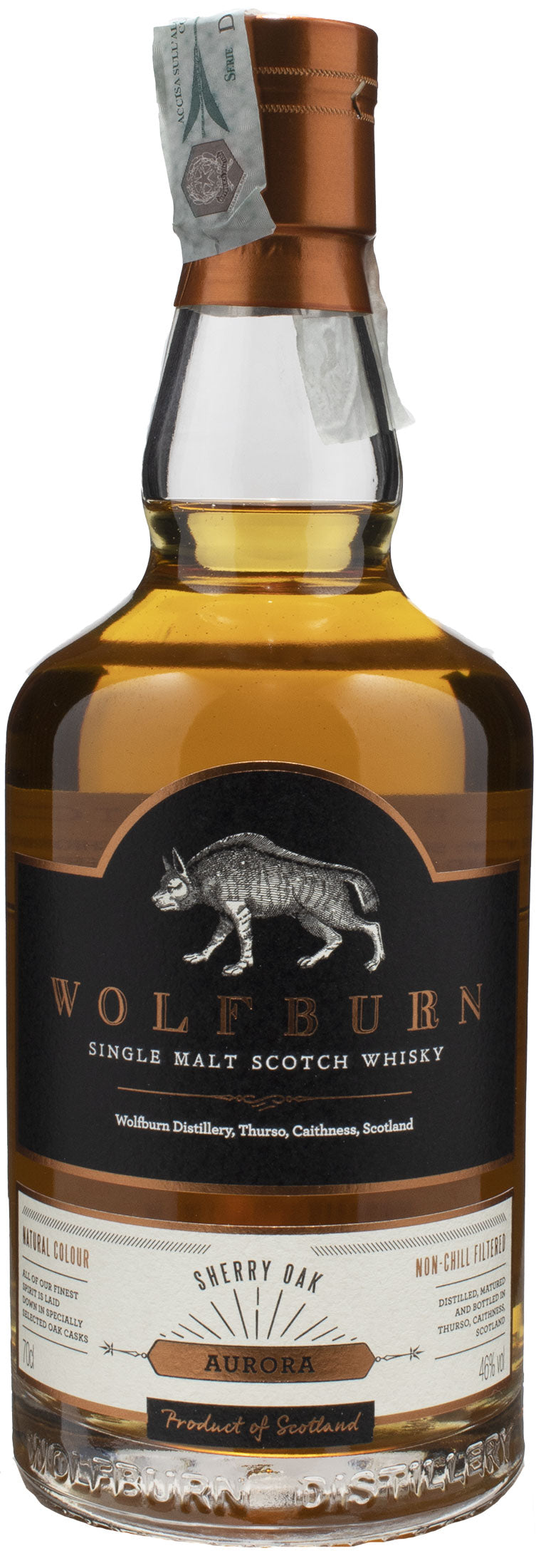 Wolfburn Single Malt Scotch Whisky Aurora Sherry Oak 0.7L