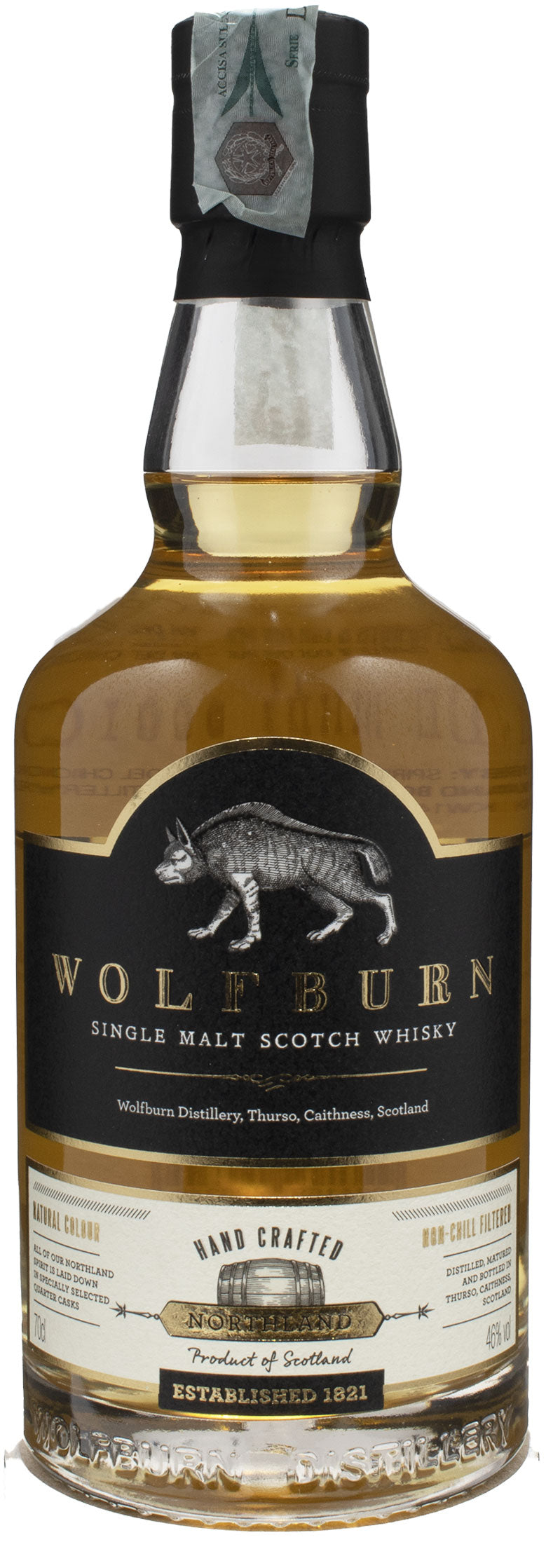 Wolfburn Single Malt Scotch Whisky Northland Hand Crafted 0.7L