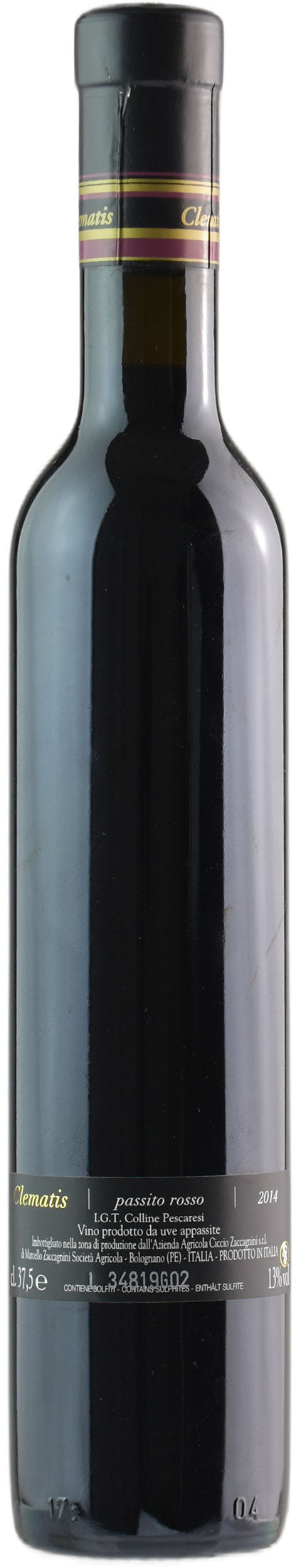 Zaccagnini Montepulciano Passito Clematis 0.375L 2014