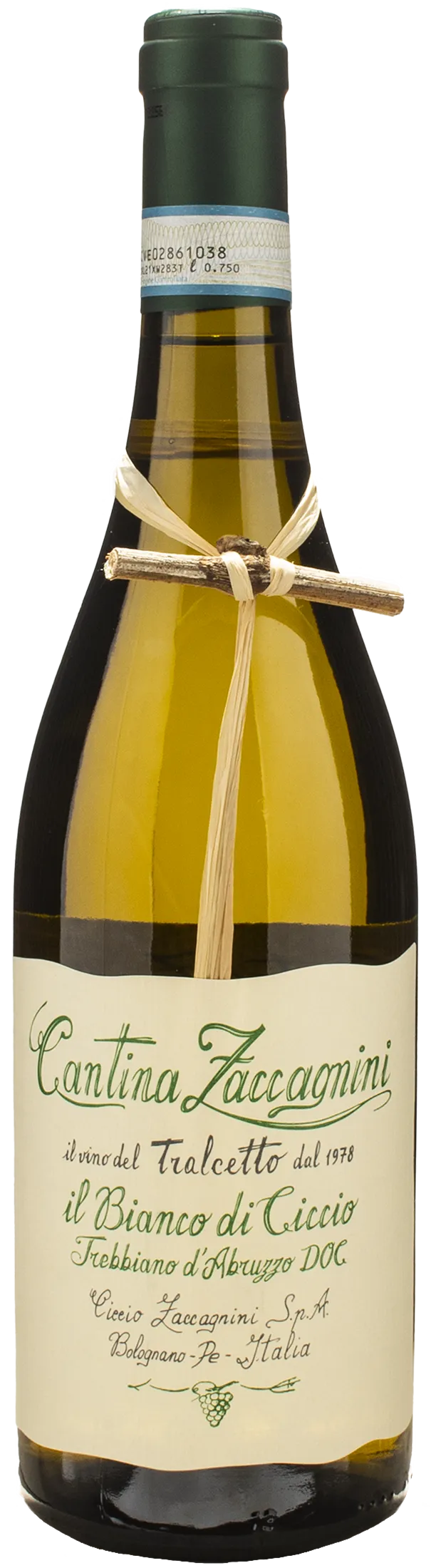 Zaccagnini Trebbiano d'Abruzzo Bianco di Ciccio Tralcetto 2024