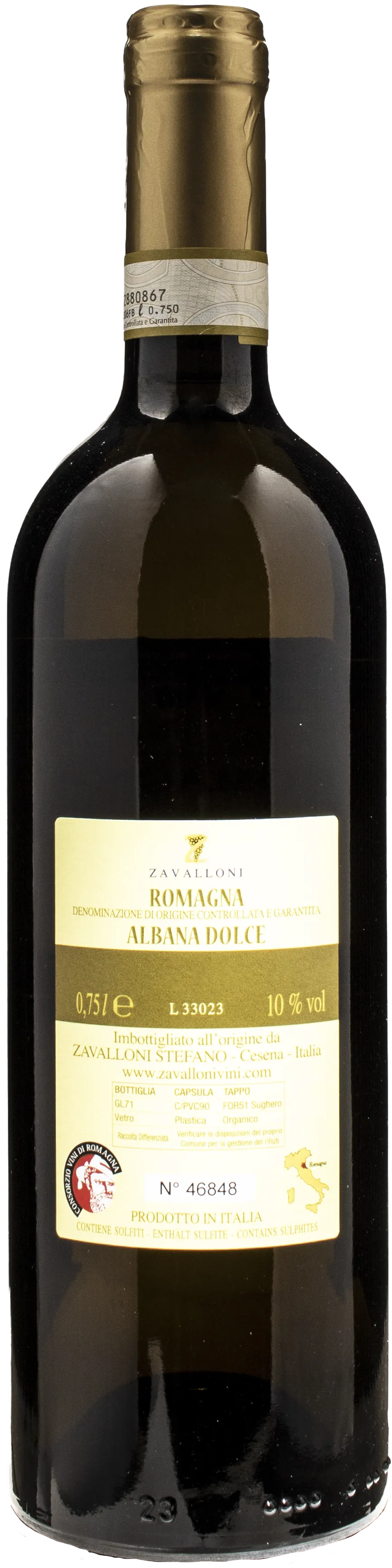 Zavalloni Romagna Albana Dolce 2023