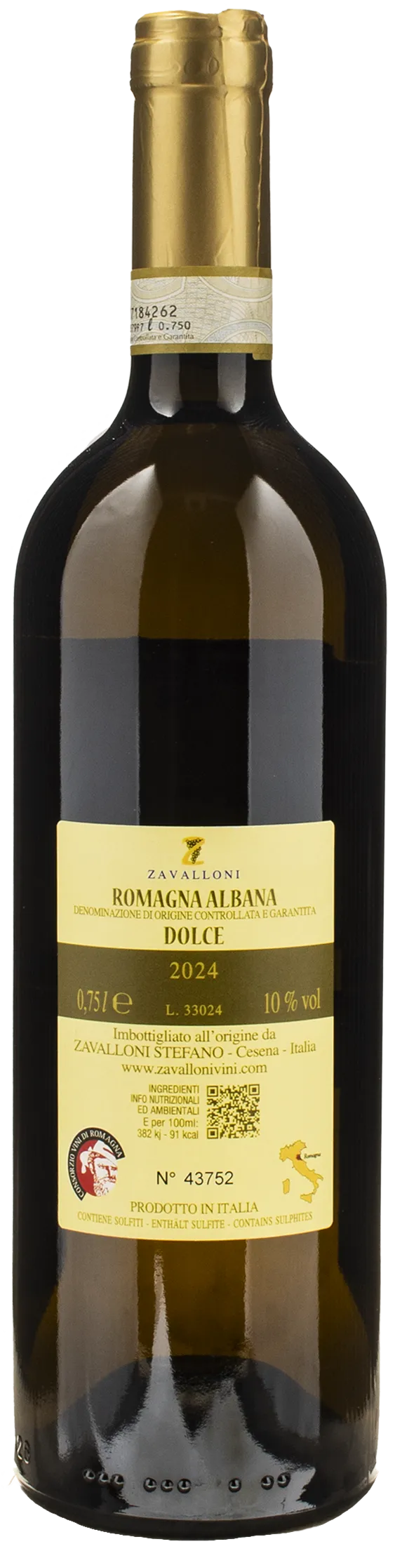 Zavalloni Romagna Albana Dolce 2024