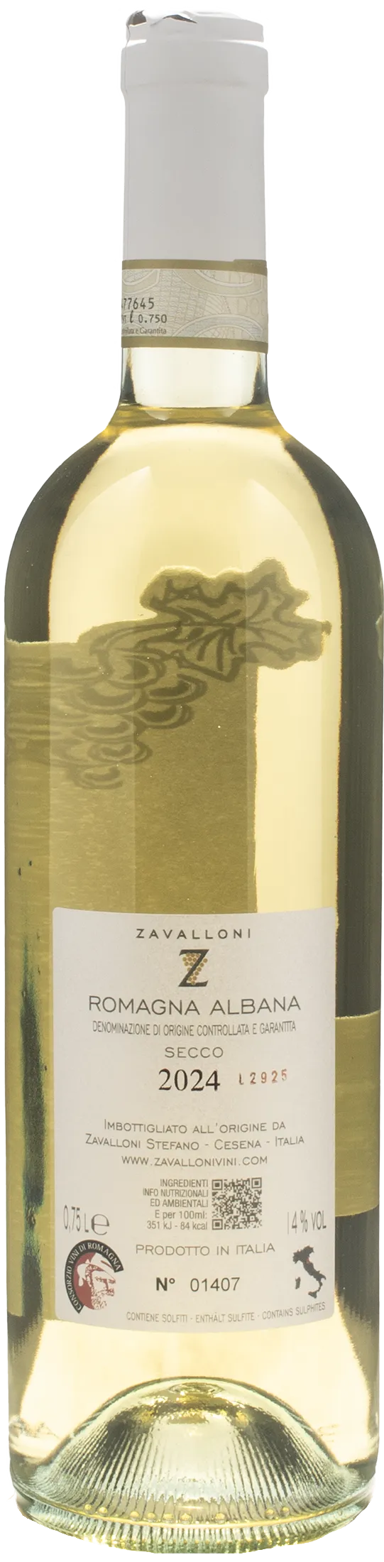 Zavalloni Romagna Albana Secco 2024