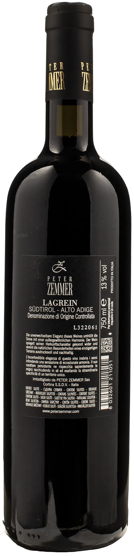 Zemmer Lagrein 2022