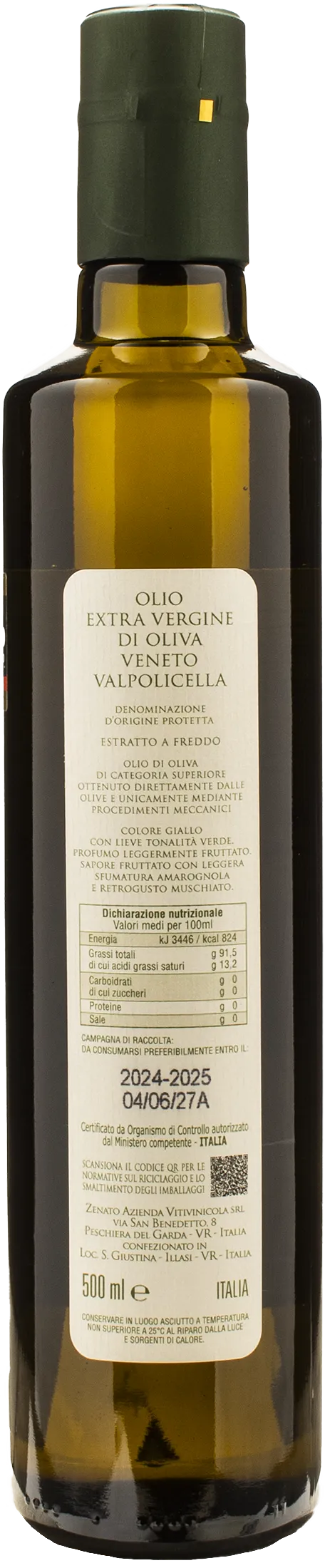 Zenato Valpolicella Extra Virgin Olive Oil 0.5L 2024