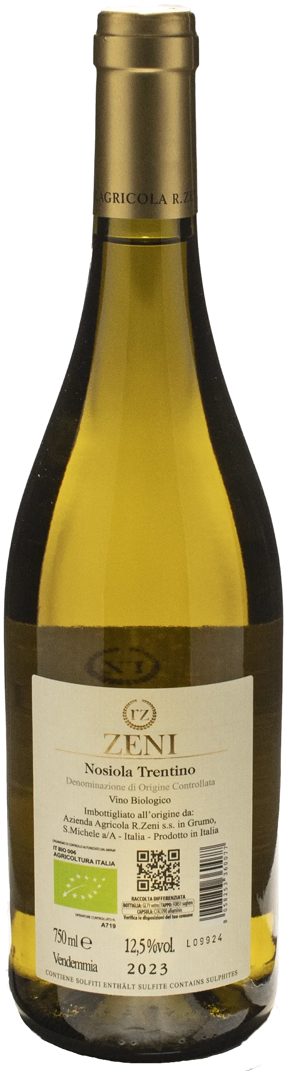 Zeni Nosiola Palustella 2023