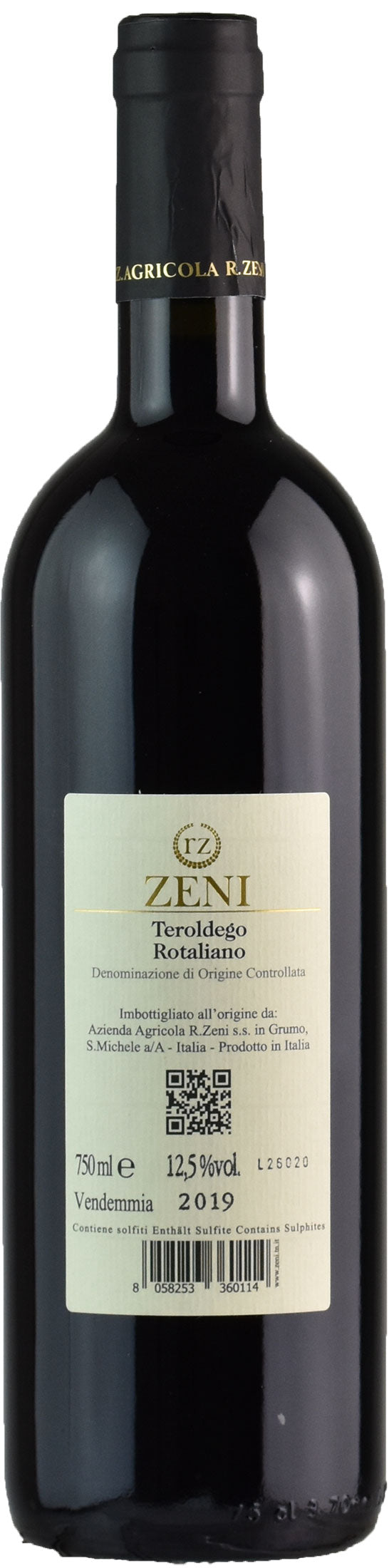 Zeni Schwarzhof Teroldego Rotaliano Lealbere 2019