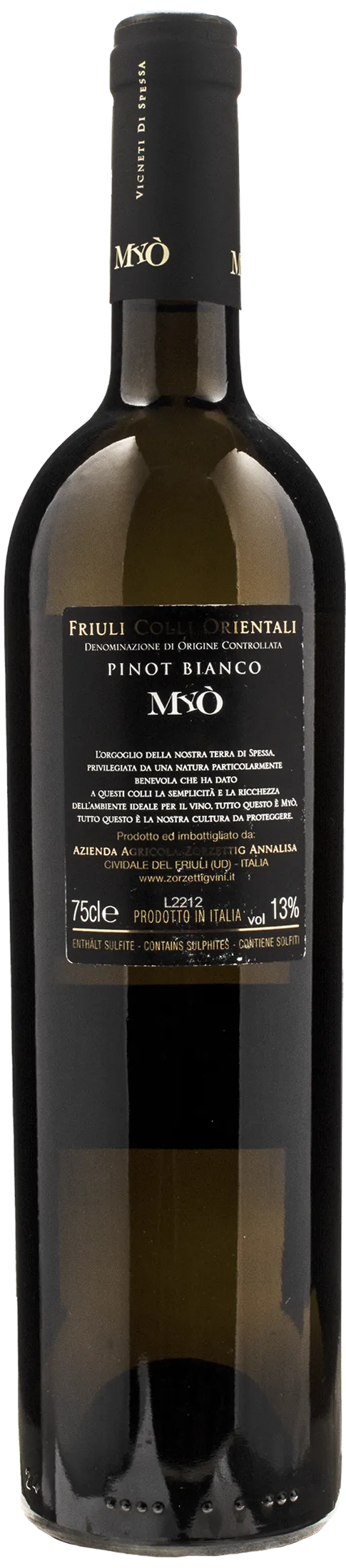 Zorzettig Myò Pinot Bianco 2021