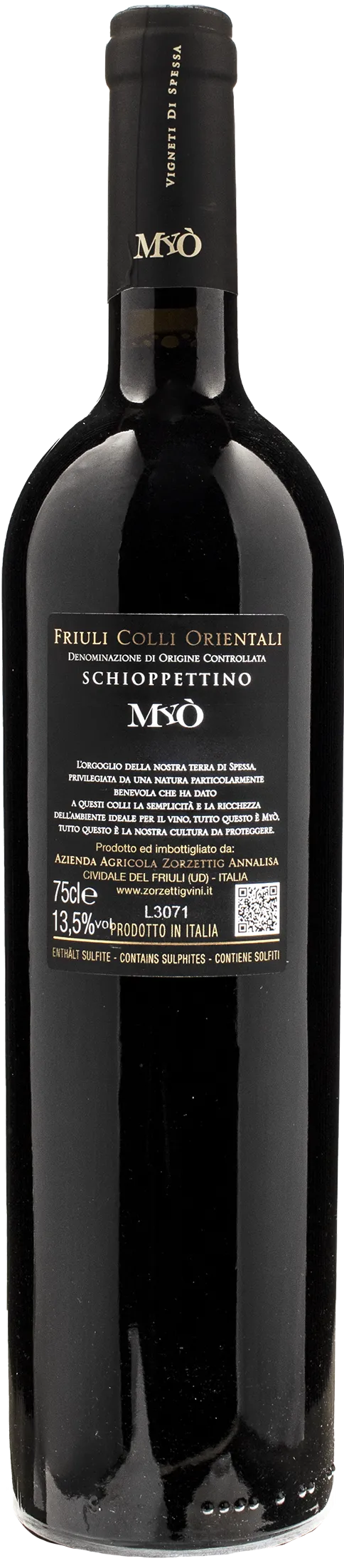 Zorzettig Myo Schioppettino 2019