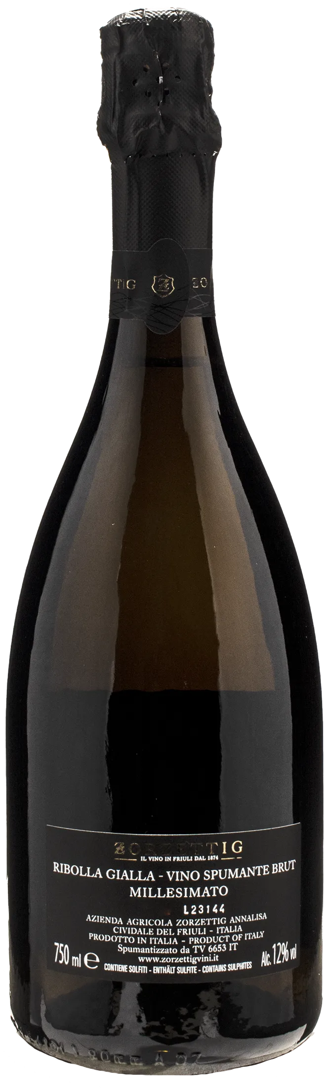 Zorzettig Optimum Ribolla Gialla Vino Spumante Brut Millesimato 2023