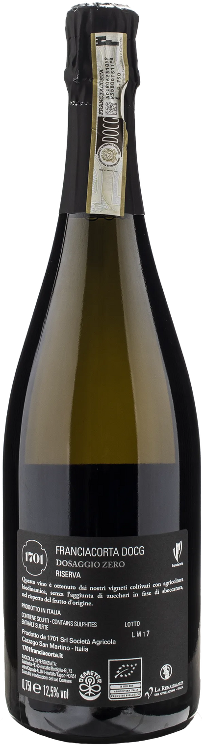 1701 Franciacorta Dosaggio Zero Riserva Millesimato 2016