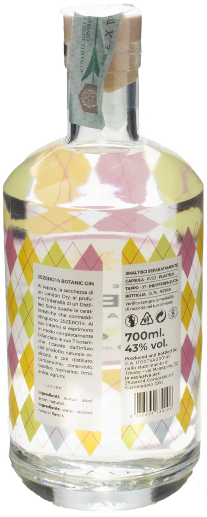 25Zero14 Botanic Gin 0.7L