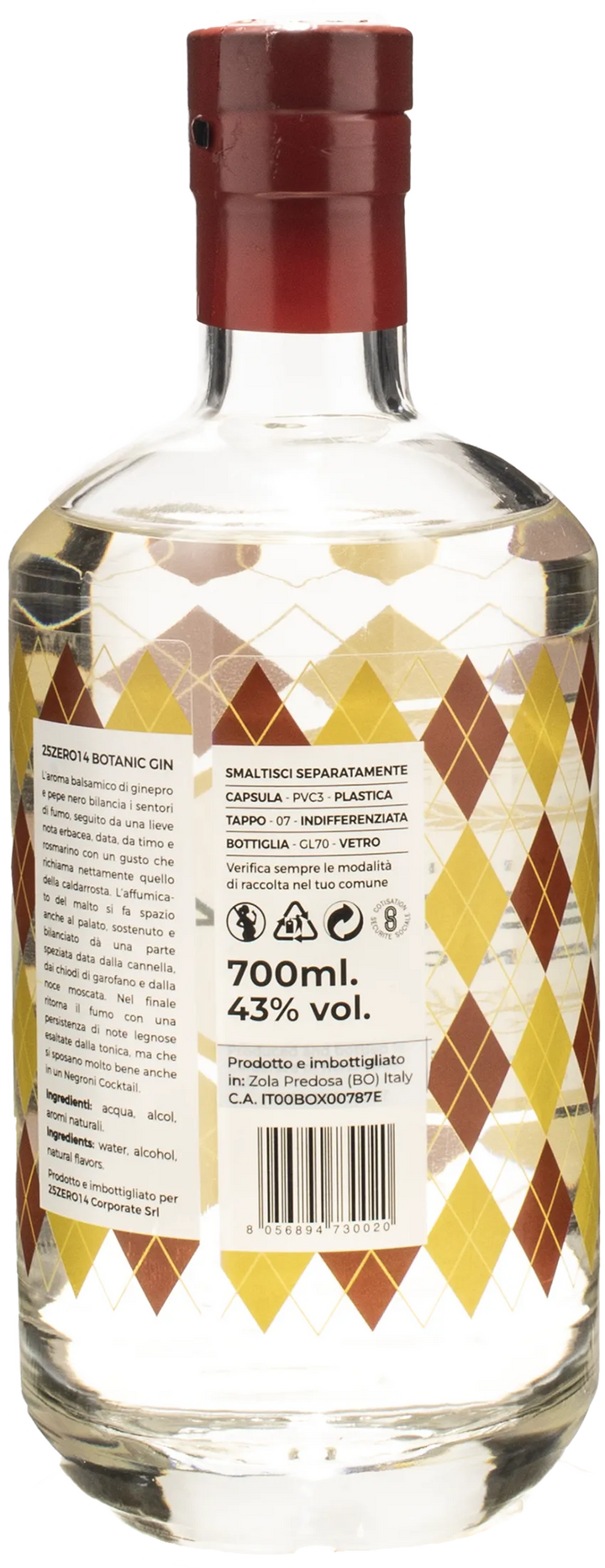 25Zero14 Gin Botanic Gold Edition Botanic 0.7L