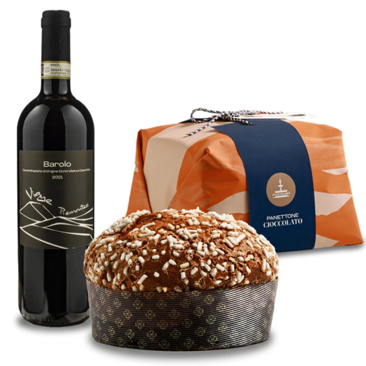Fiasconaro Chocolate Panettone & Vigne Piemontesi Barolo 2021