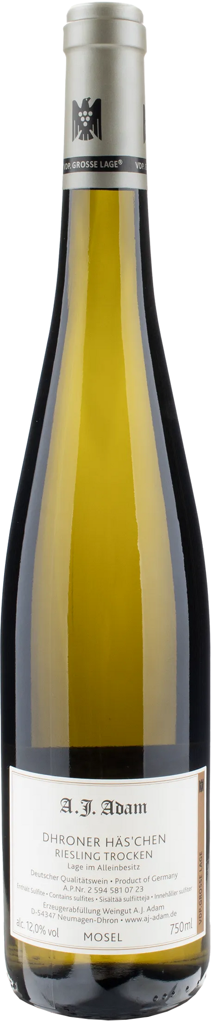 A.J. Adam Dhroner Has'chen Grosses Gewachs Riesling Trocken 2022