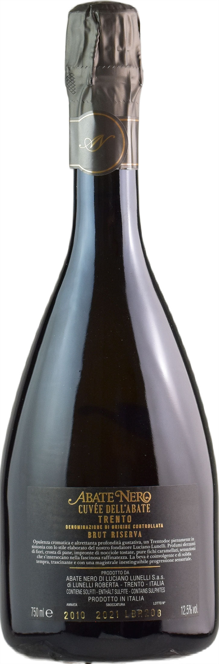 Abate Nero Cuvee dell'Abate Riserva Brut 2010