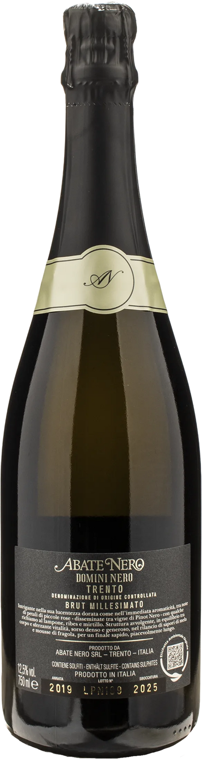 Abate Nero Trento Brut Millesimato Domini Nero 2019