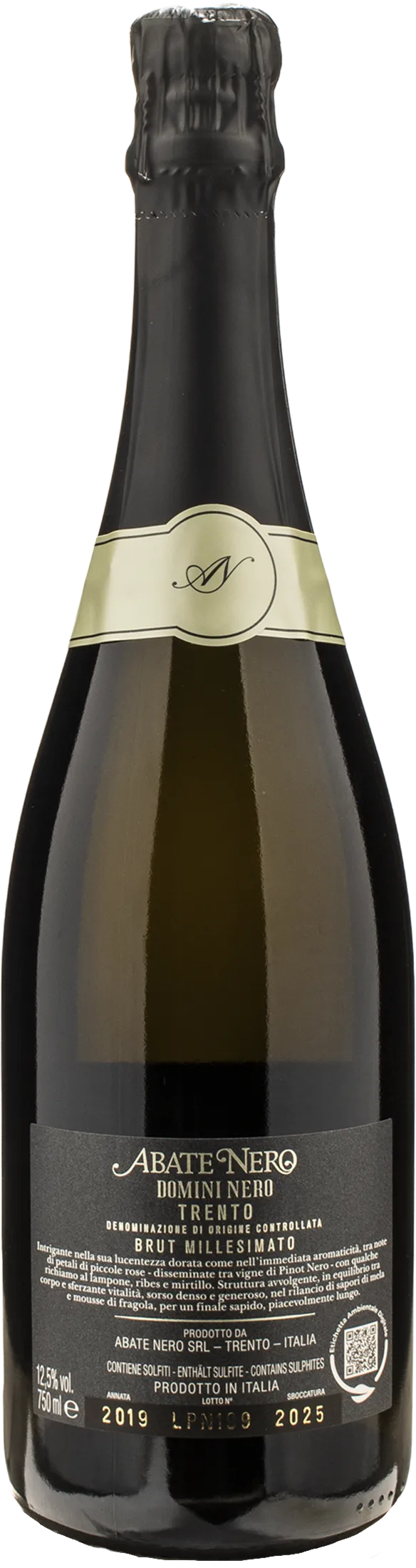 Abate Nero Trento Domini Nero Brut 2019