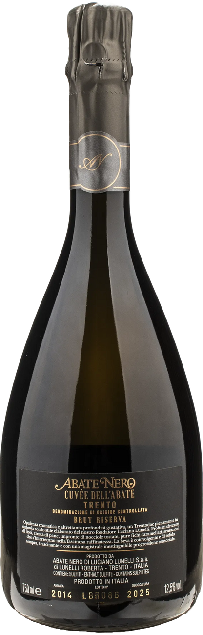 Abate Nero Trento Cuvee dell'Abate Riserva Brut 2014