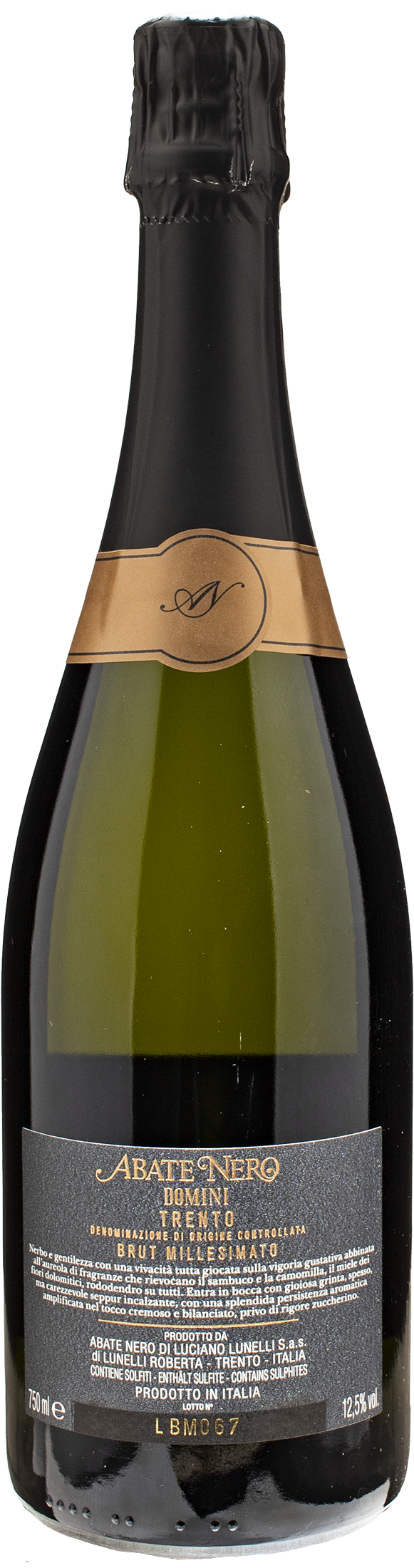 Abate Nero Trento Domini Brut Millesimato 2018